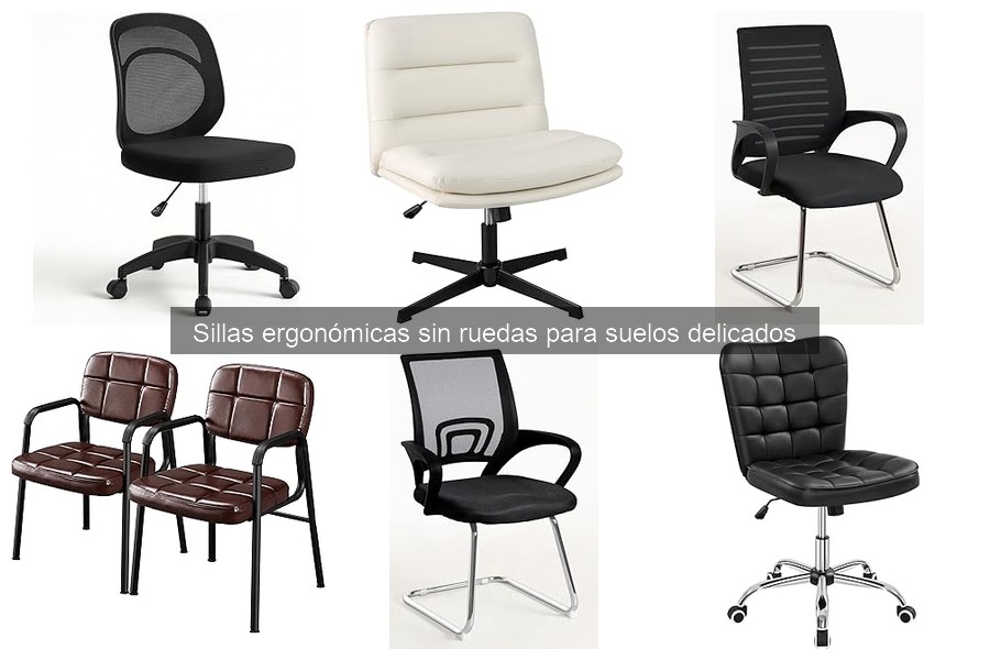 Mejores sillas ergonómicas sin ruedas para pisos delicados