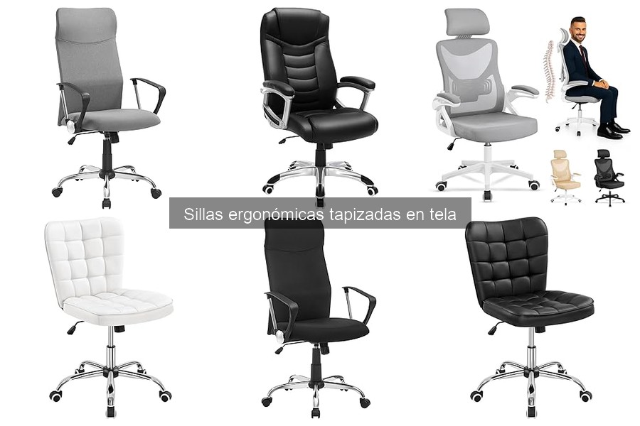 Mejores sillas ergonómicas tapizadas para espacios pequeños