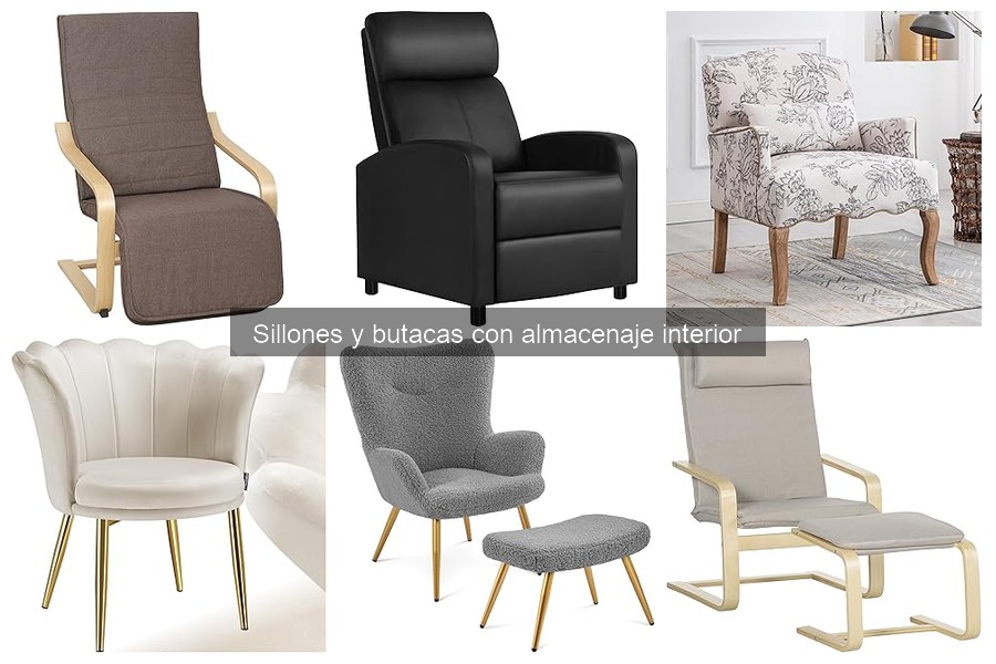 Mejores sillones con almacenaje para oficinas en casa
