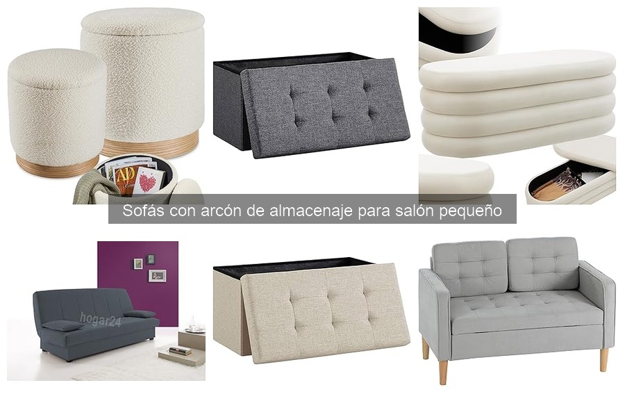 Mejores sofás con arcón para espacios pequeños
