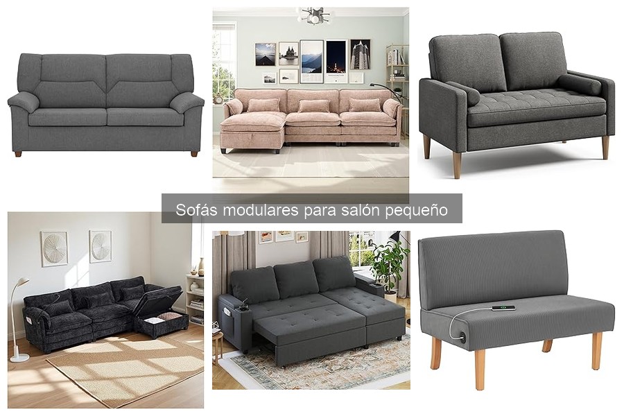 Mejores sofás modulares para salón pequeño en 2023