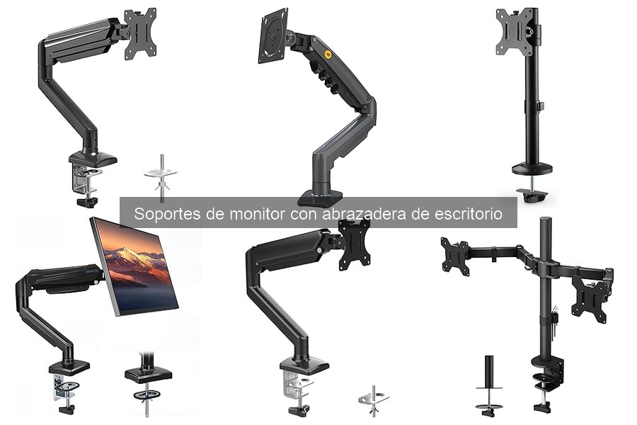 Mejores Soportes de Monitor con Abrazadera para Espacios Pequeños
