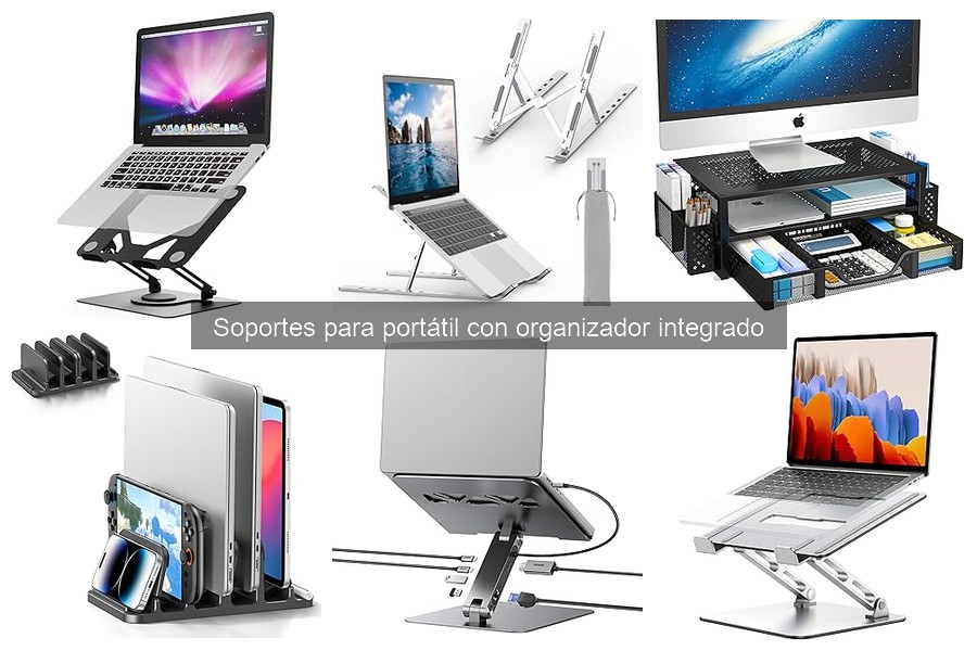 Mejores soportes para portátil con organizador para hogares con mascotas