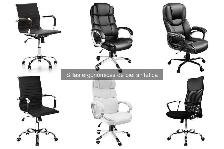 Mejores tiendas para comprar sillas ergonómicas de piel sintética