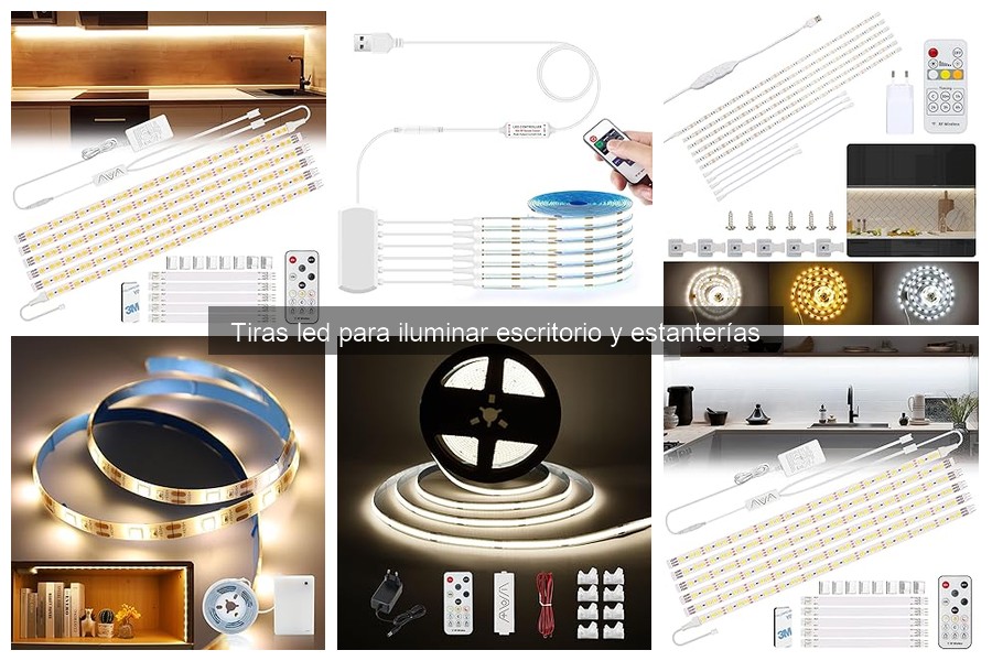 Mejores tiras LED para iluminar escritorios con mascotas