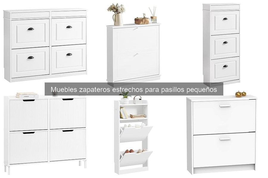 Mejores zapateros estrechos a buen precio para pasillos