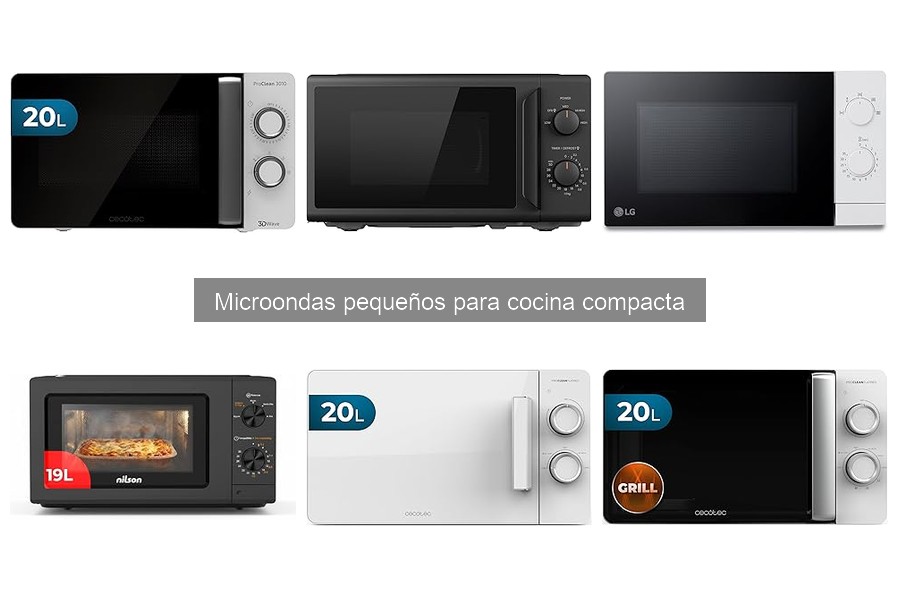 Microondas pequeños: ¿son realmente eficientes en energía?