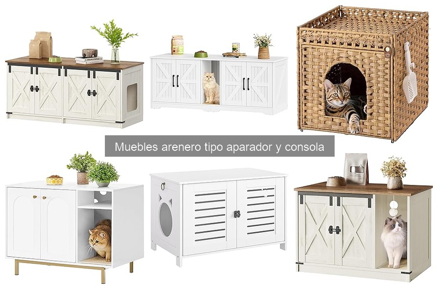 Muebles Arenero Tipo Aparador: Integración en Pisos Pequeños