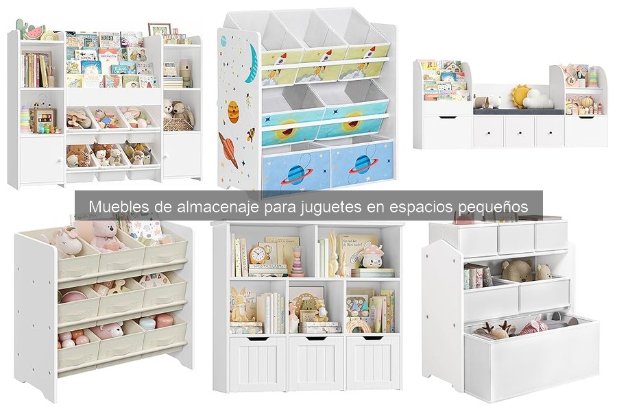 Muebles de Almacenaje para Juguetes en Espacios Pequeños
