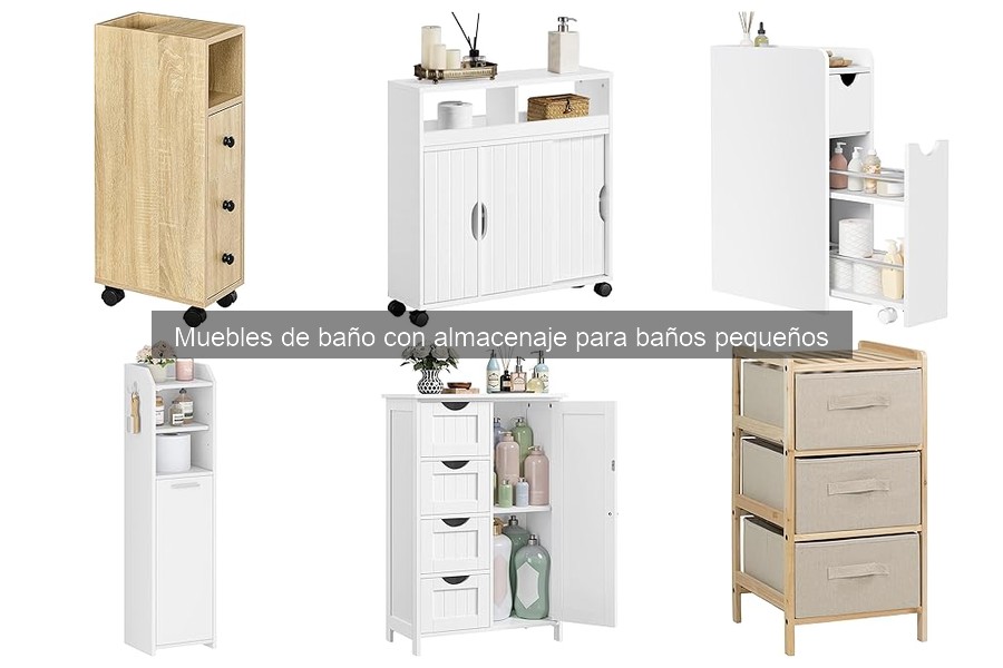 Muebles de baño compactos para maximizar el espacio