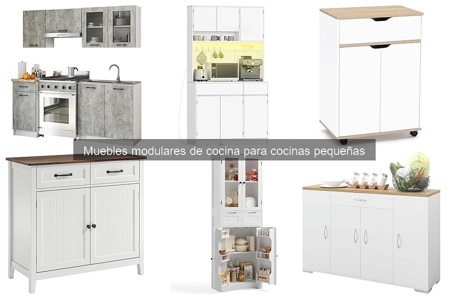 Muebles modulares de cocina ideales para espacios pequeños