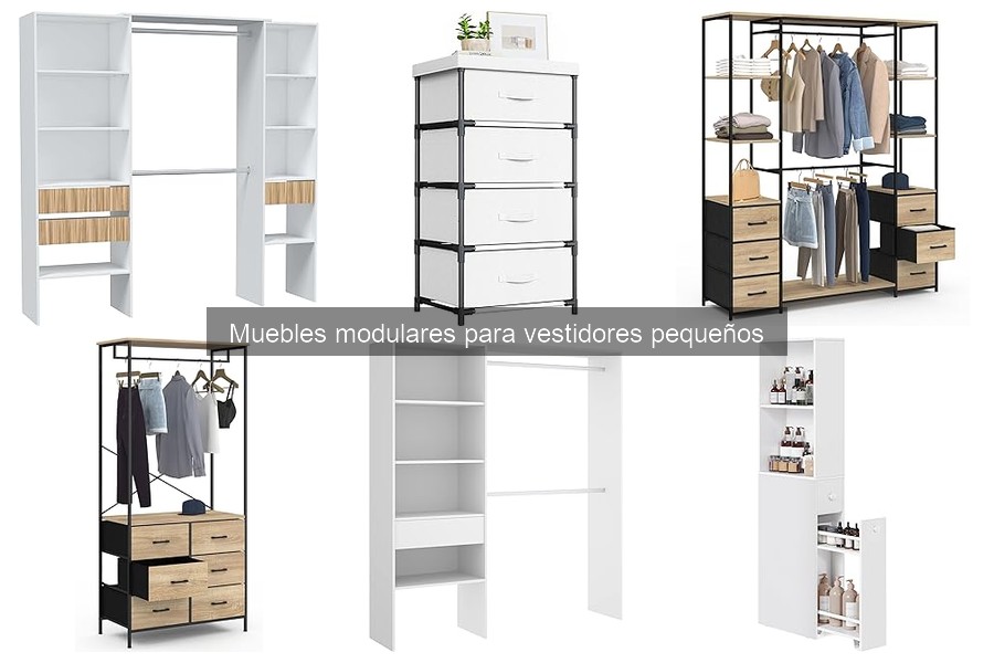 Muebles modulares para vestidores pequeños: ¿Qué son?
