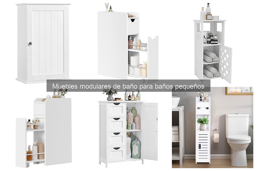 Muebles Modulares vs. Tradicionales para Baños Pequeños
