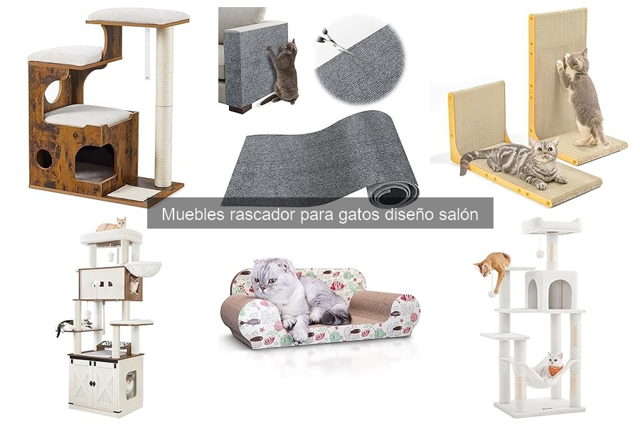 Muebles rascadores para gatos: estilo moderno para tu salón