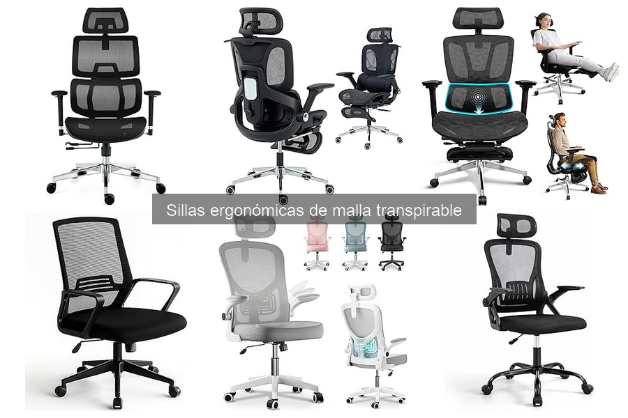 Ofertas en sillas ergonómicas de malla transpirable 2023