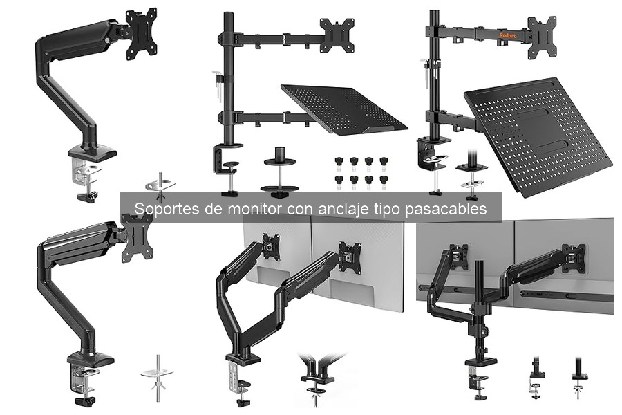 Ofertas en soportes de monitor con anclaje tipo pasacables