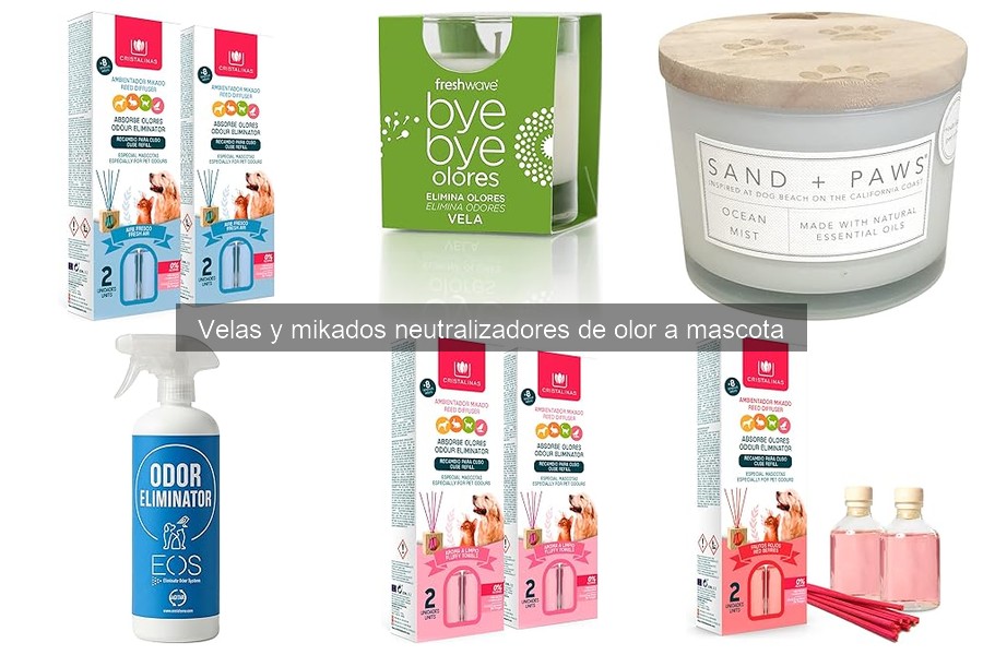 Ofertas en Velas y Mikados Neutralizadores de Olores a Mascotas