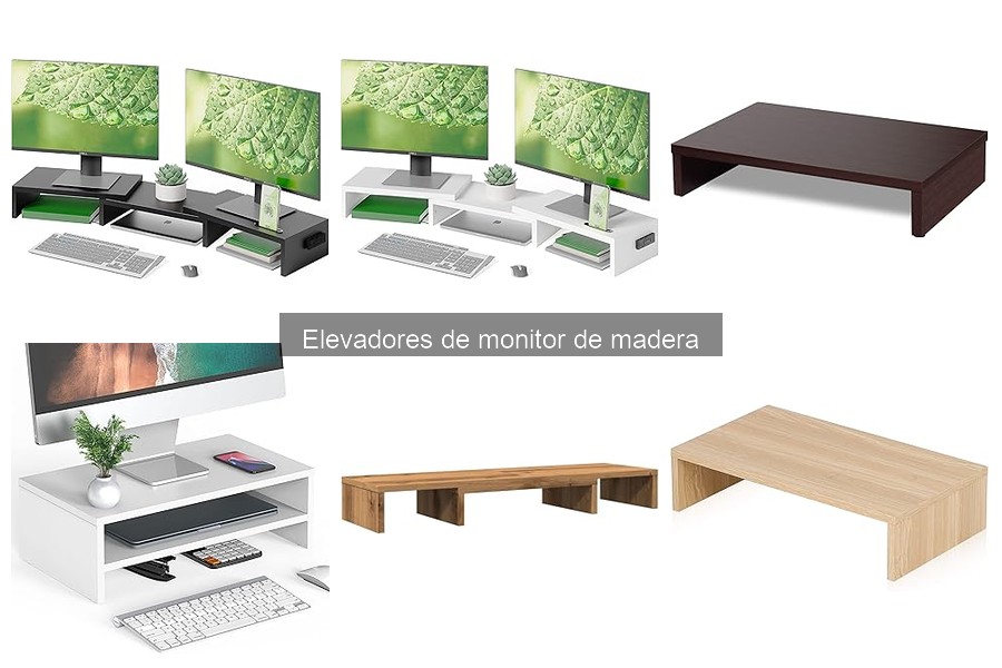 Ofertas y precios de elevadores de monitor de madera