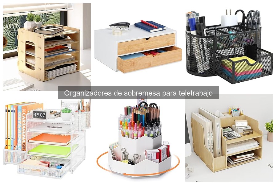 Opiniones de organizadores de sobremesa para teletrabajo