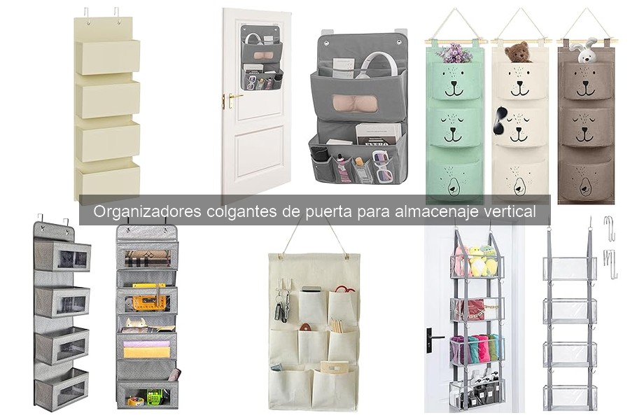 Opiniones reales sobre organizadores colgantes de puerta