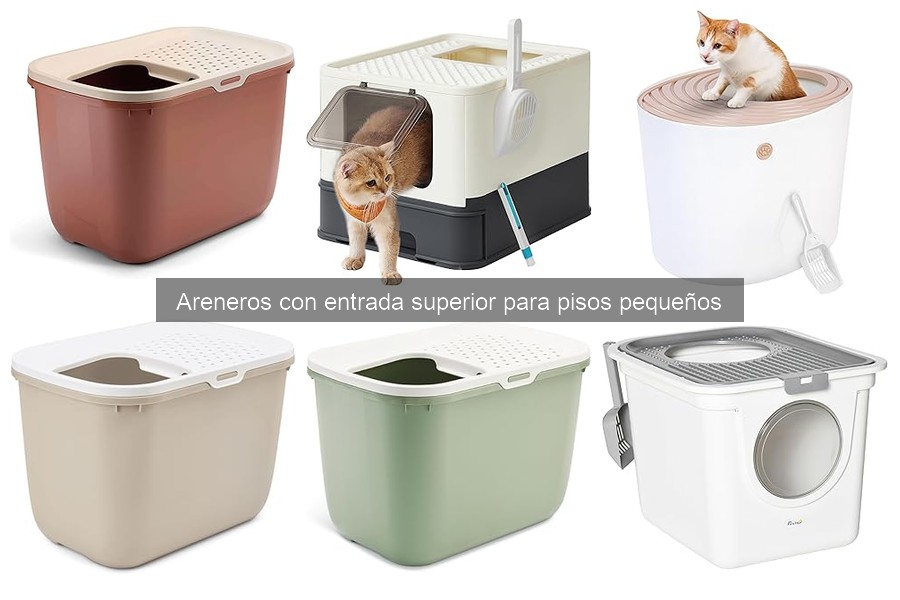 Opiniones sobre areneros con entrada superior para pisos pequeños