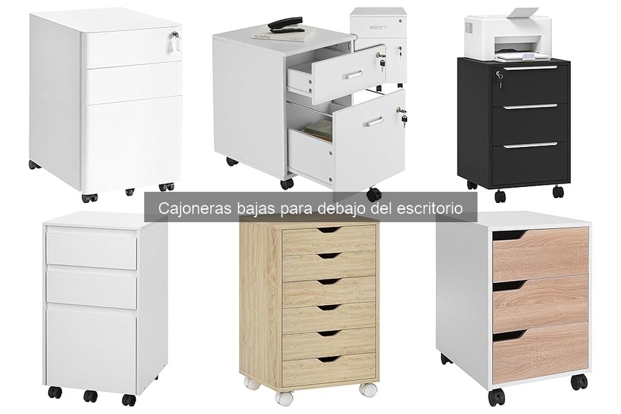 Opiniones sobre Cajoneras Bajas para Oficina en Casa