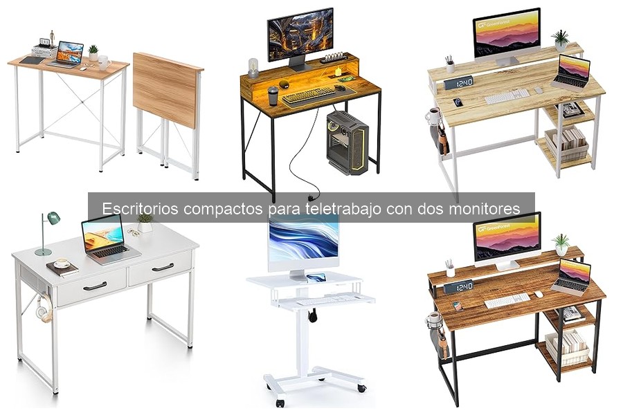Opiniones sobre escritorios compactos para teletrabajo