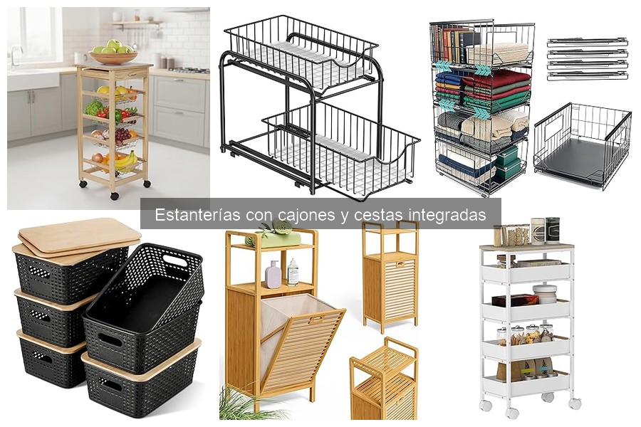 Opiniones sobre Estanterías con Cajones y Cestas Integradas
