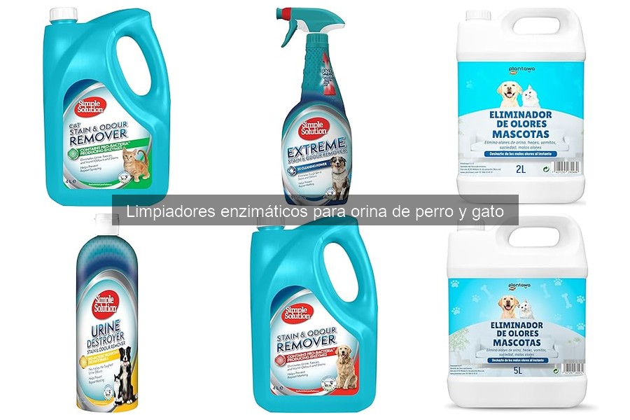 Opiniones sobre limpiadores enzimáticos para orina de mascotas