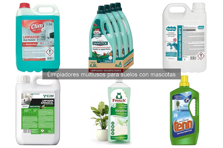 Opiniones sobre limpiadores multiusos para suelos con mascotas