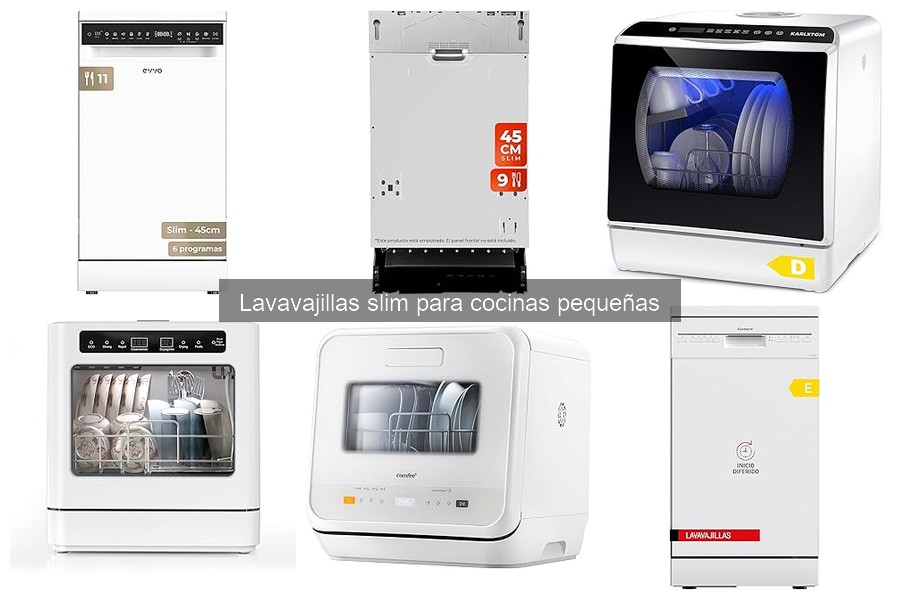 Opiniones sobre los mejores lavavajillas slim para cocinas pequeñas