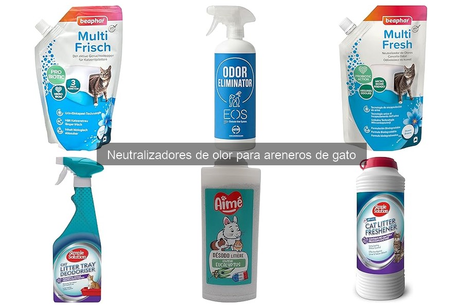 Opiniones sobre los mejores neutralizadores de olor para areneros