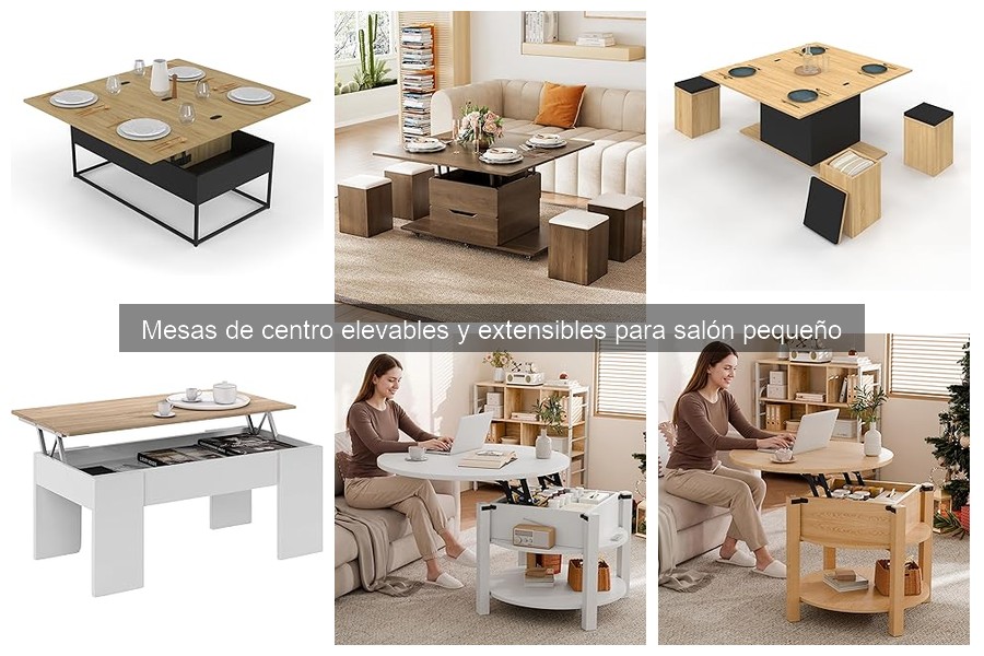 Opiniones sobre mesas de centro extensibles IDMarket y YITAHOME