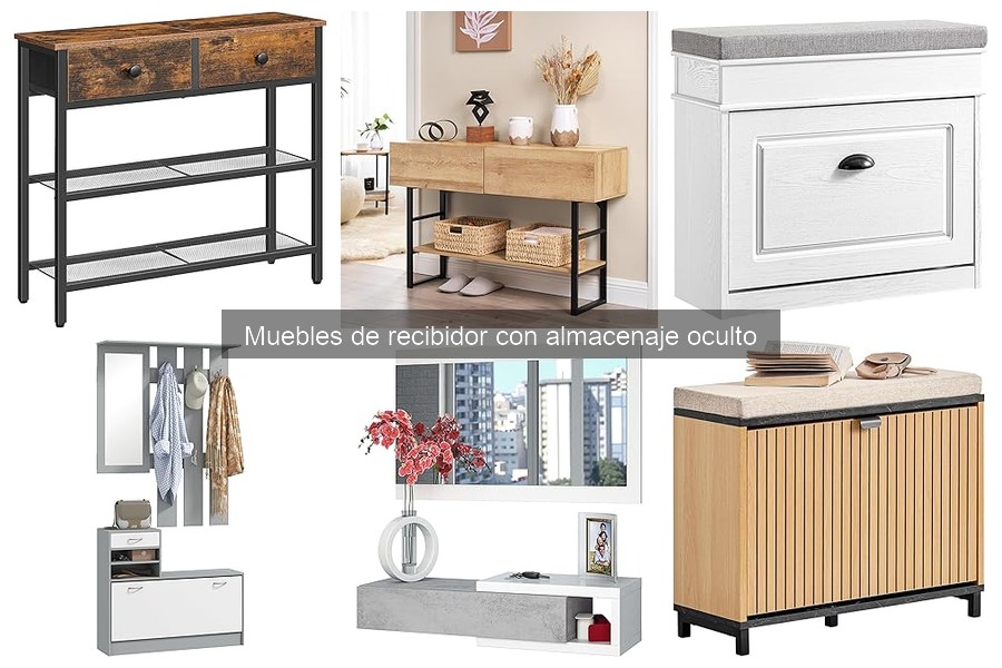 Opiniones sobre muebles de recibidor con almacenaje oculto