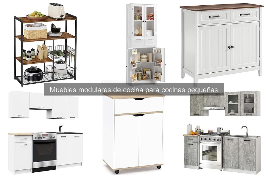 Opiniones sobre muebles modulares en cocinas pequeñas