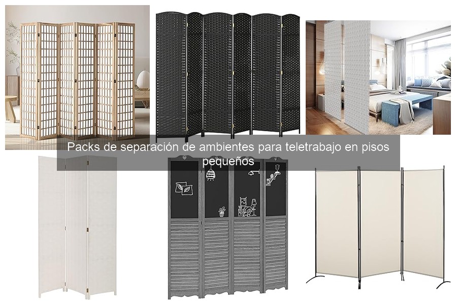 Opiniones sobre packs de separación de ambientes para teletrabajo