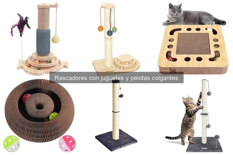 Opiniones sobre Rascadores con Juguetes y Pelotas Colgantes