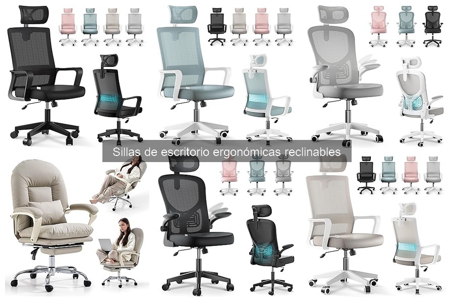 Opiniones sobre sillas de escritorio ergonómicas reclinables