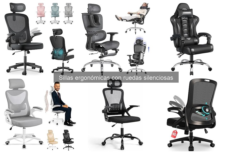 Opiniones sobre sillas ergonómicas con ruedas silenciosas