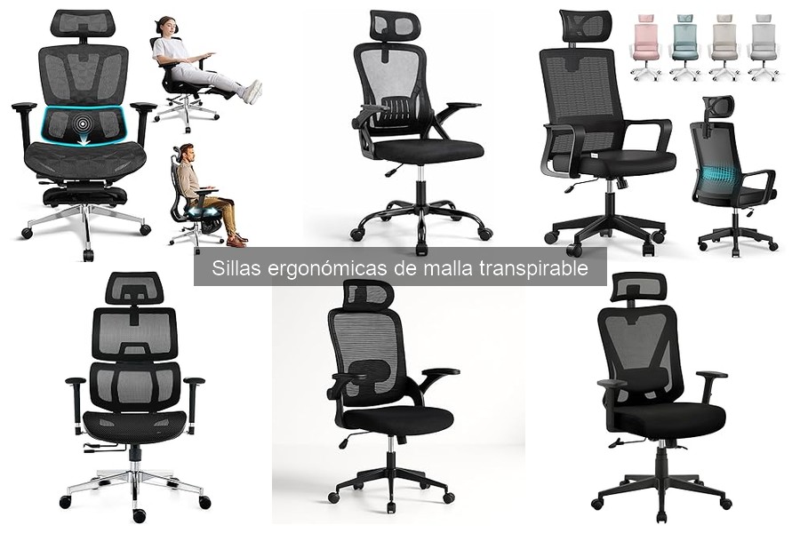 Opiniones sobre Sillas Ergonómicas de Malla Transpirable