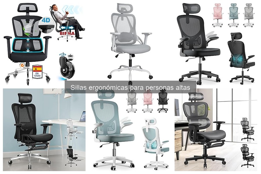 Opiniones sobre Sillas Ergonómicas para Personas Altas