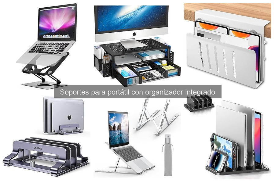 Opiniones sobre soportes para portátil con organizador integrado
