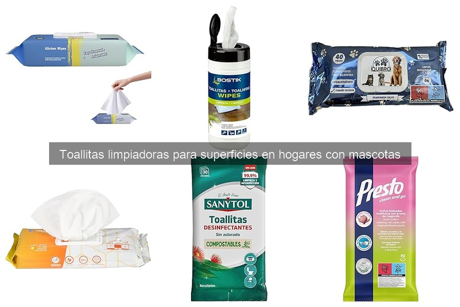 Opiniones sobre Toallitas Limpiadoras para Hogares con Mascotas