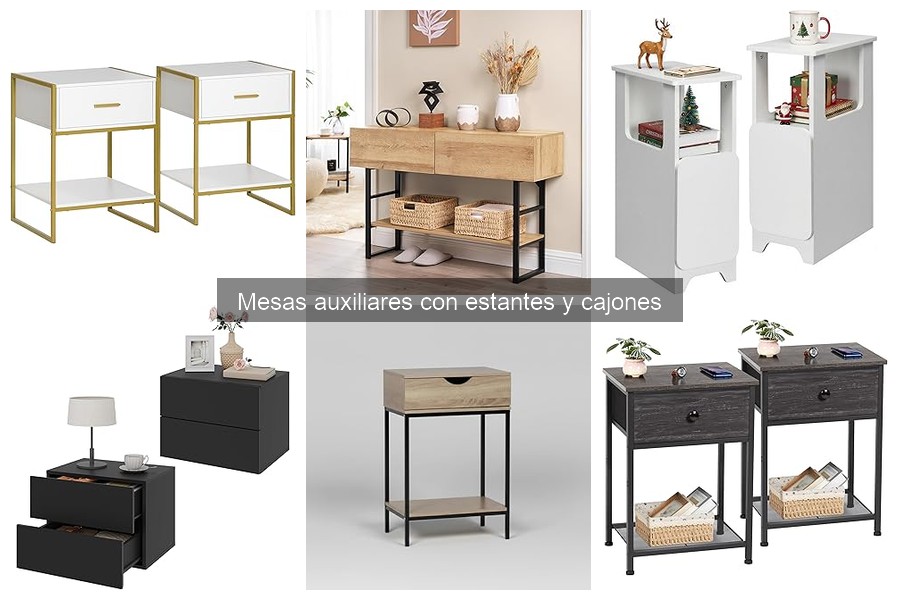 Organiza tu espacio con mesas auxiliares en pisos pequeños