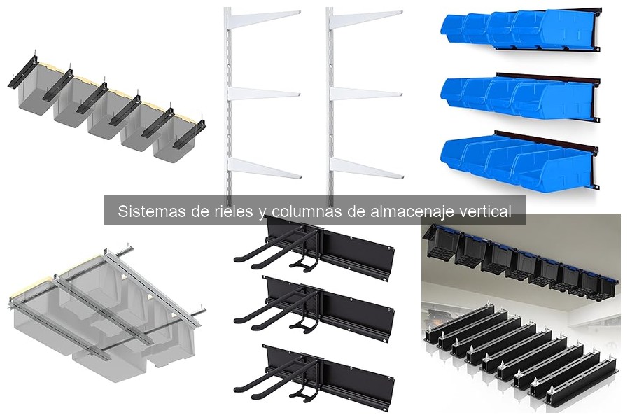 Organiza tu hogar pequeño con rieles y columnas de almacenaje
