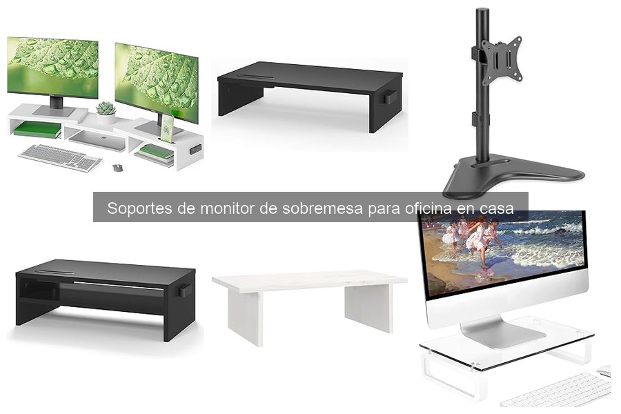 Organiza tus cables con un soporte de monitor práctico
