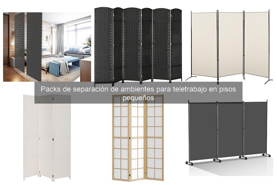 Packs de Separación de Ambientes para Teletrabajo en Casa