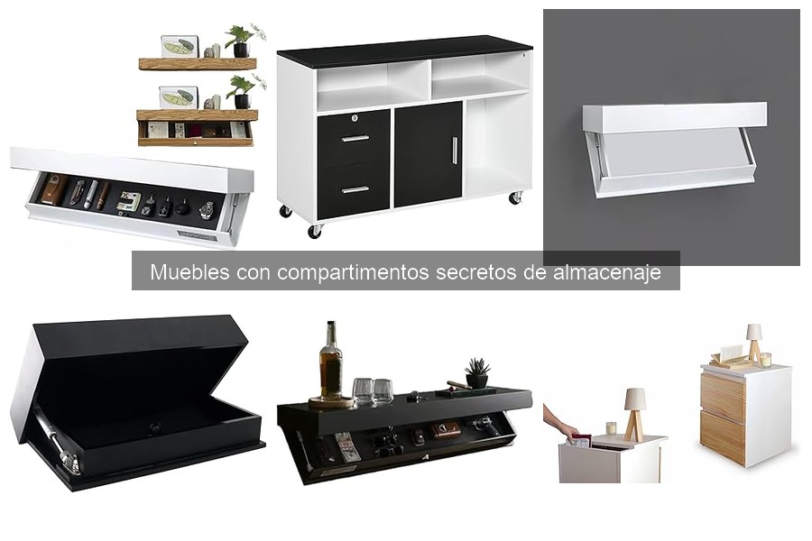 Personaliza tus muebles con compartimentos secretos prácticos