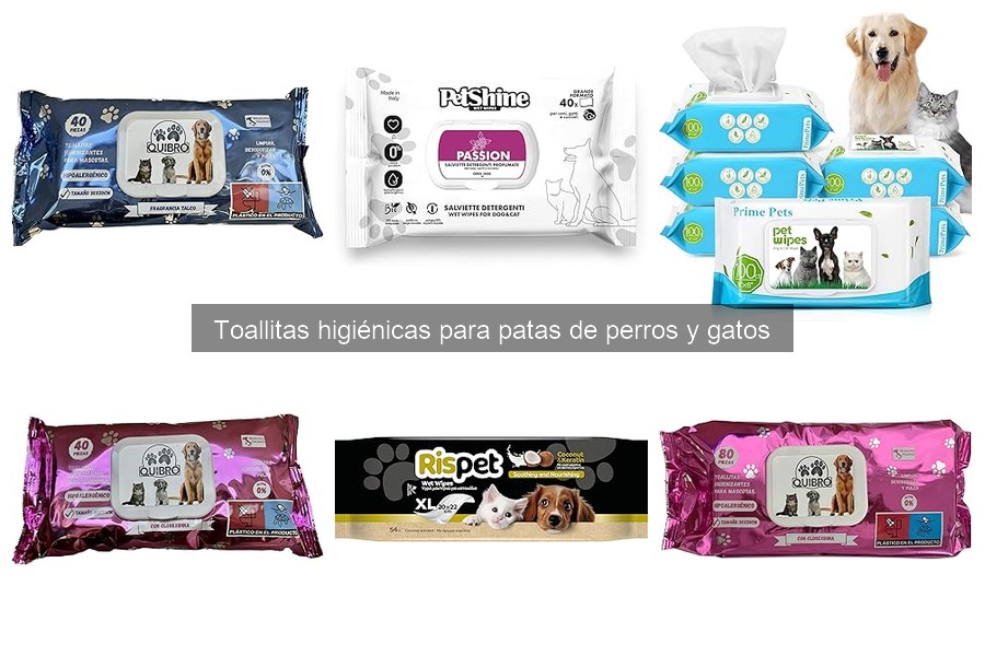 Precio promedio de toallitas higiénicas para perros y gatos
