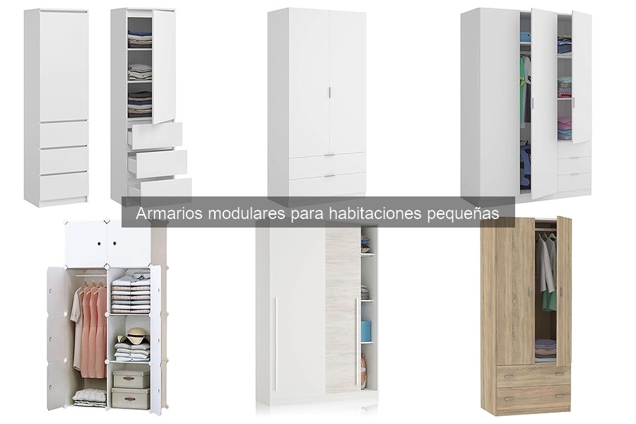 Precios de armarios modulares para habitaciones pequeñas
